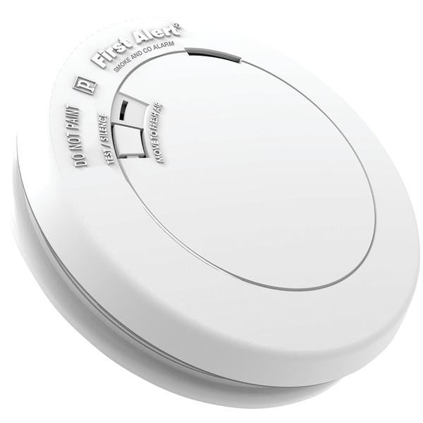 First Alert Prc710 10-year Sealed-battery Photoelectric Smoke & Carbon Monoxide Alarm, Slim Round