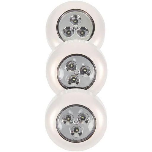 LIGHT IT! 30010-308 Stick-on-Light 3 pk (White)