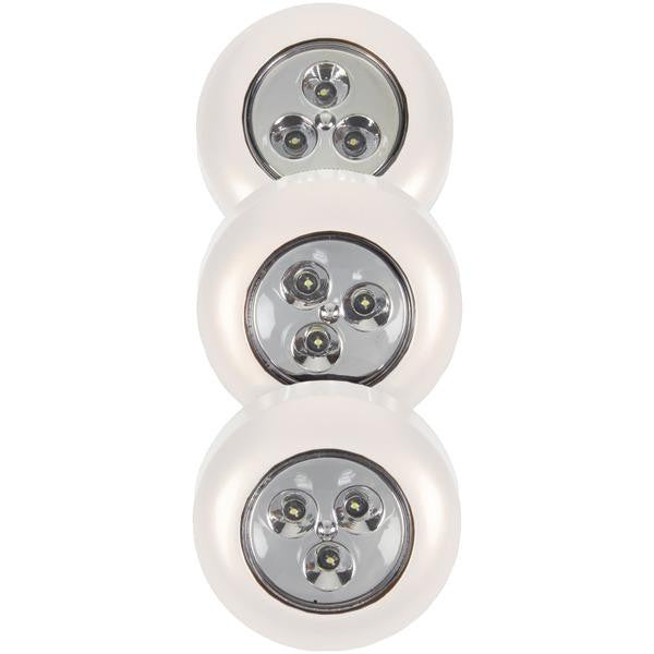 LIGHT IT! 30010-308 Stick-on-Light 3 pk (White)