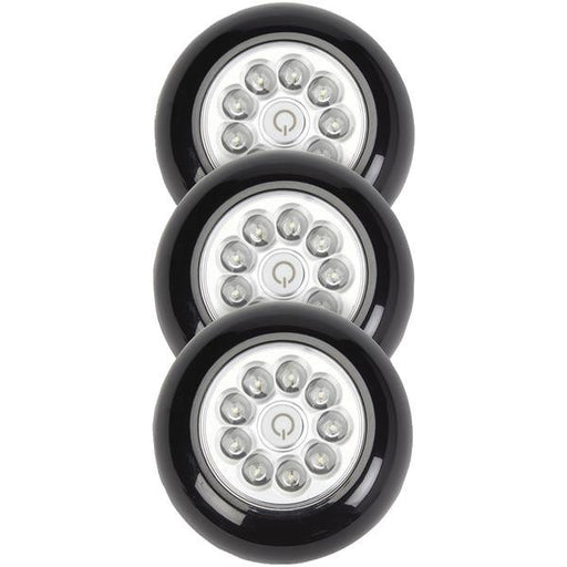 LIGHT IT! 30016-303 9-LED Anywhere Light XB 3 pk (Black)