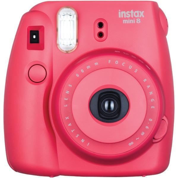 FUJIFILM 16443917 Instax Mini 8 Instant Camera (Raspberry)