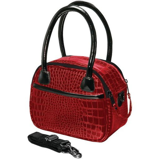 Fujifilm 600009106 Faux Croc Bowler Bag (red)