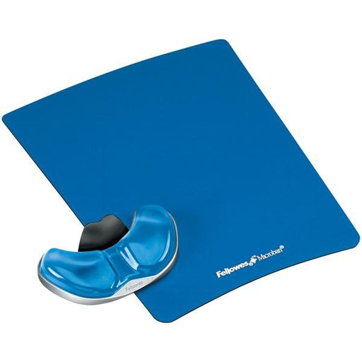 Fellowes 9180601 Gliding Palm Support With Microban(r) Protection (blue Gel)