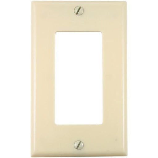 Union 80401-i Residential-grade D Cor Wall Plate (single Gang, Ivory)