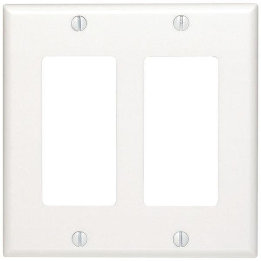 Union 80409w Residential-grade D Cor Wall Plates (dual Gang; White)