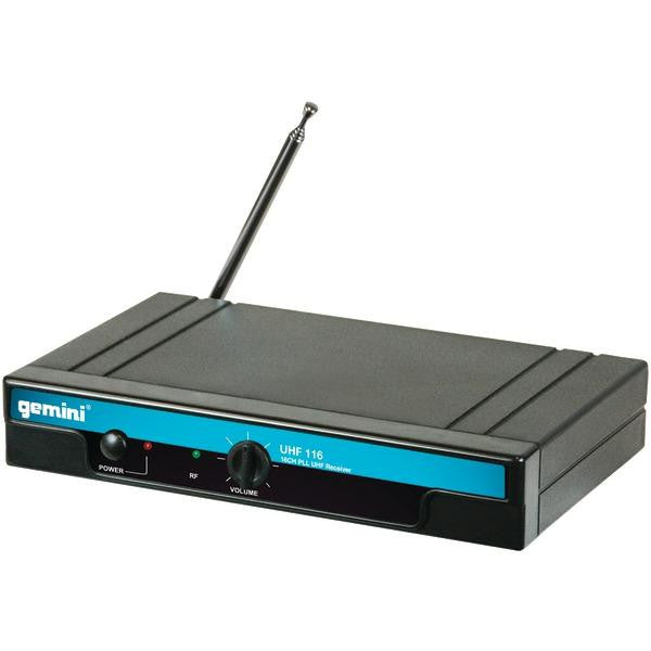 Gemini Uhf-116hl Single-channel Wireless Microphone System (includes Headset Microphone With Belt