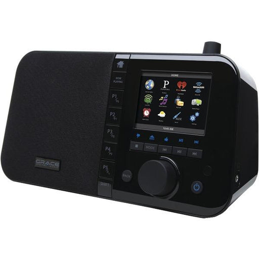 Grace Digital Audio Gdi-irc6000 Wi-fi Internet Radio With 3.5" Tft Color Screen (black)