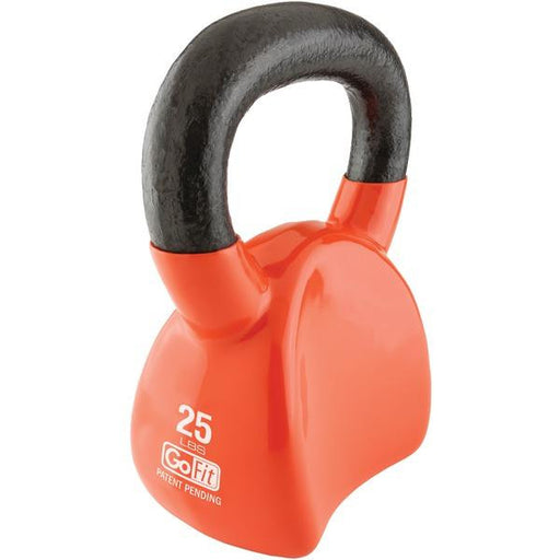 Gofit Gf-ckb25 Contour Kettlebell & Dvd (25lbs, Orange)