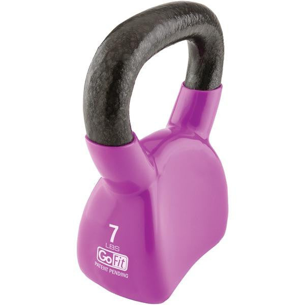 Gofit Gf-ckb7d Contour Kettlebell & Dvd (7lbs; Magenta)