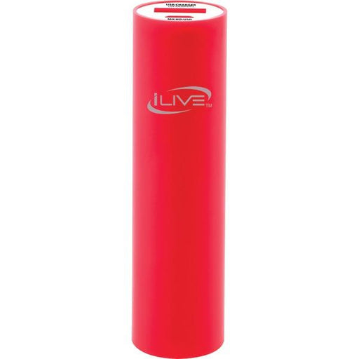 Ilive Ipc184r 1,800mah Usb-micro Usb Portable Charger