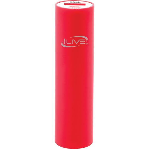 Ilive Ipc184r 1,800mah Usb-micro Usb Portable Charger