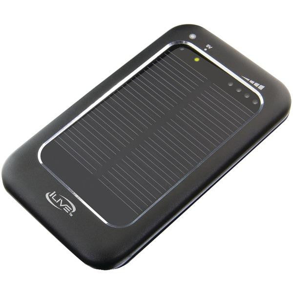 Ilive Wp662b 2,100mah Solar Power Charger With Built-in Rechargeable Battery