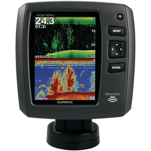 Garmin 010-01256-00 Echo(tm) 551dv Worldwide Fishfinder With Transducer