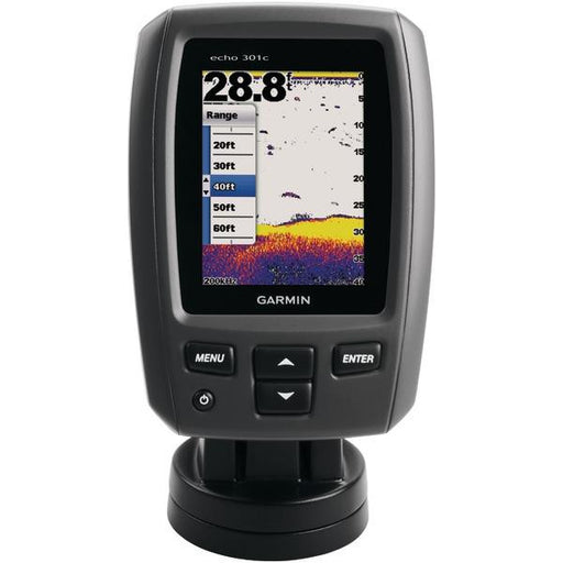 Garmin 010-01260-00 Echo(tm) 301c Worldwide Fishfinder (with Transducer)