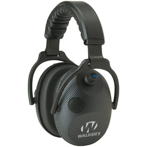 Walkers Game Ear Gwp-amcarb Alpha Power Muffs With Microphone (carbon Graphite)