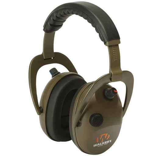 Walkers Game Ear Gwp-wrepmbn Alpha Power Muff D-max Green Headphones With Microphone