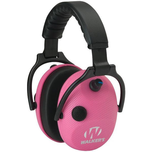 Walkers Game Ear Gwp-ampkcarb Alpha Power Muffs (pink Carbon Graphite)