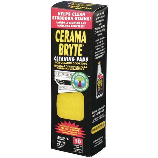 Cerama Bryte 29106 Ceramic Cooktop Cleaning Pads, 10 Pk