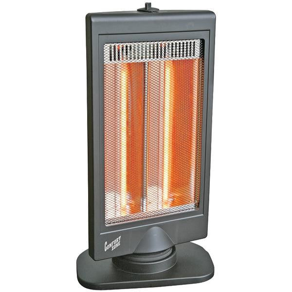 COMFORT ZONE CZHTV9 Oscillating Flat Panel Dual Halogen Heater