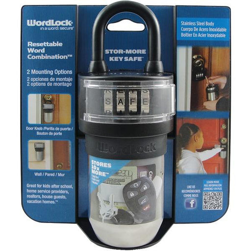 WORDLOCK KS-052-BK Stor-More Key Safe