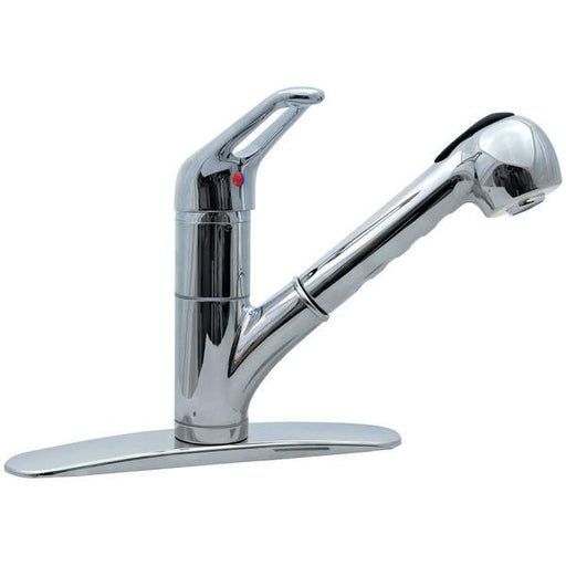 AQUA PLUMB 1558020 Premium Pullout Chrome-Plated Kitchen Faucet