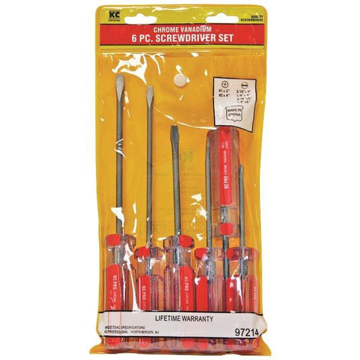 Kc Professional 97214 6-piece Chrome Vanadium Screwdriver