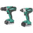 Hitachi Kc18dgl 18-volt Drill Driver Kit With Driver Drill & Impact Driver