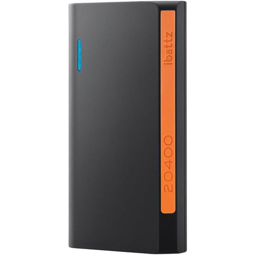 IBATTZ IB-PWB-BLK-A2 12,000mAh 2.1-Amp Portable Charger External Battery Pack-Powerbank for Smartphones & Tablets