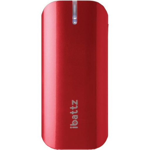 IBATTZ IB-PWB-RED-60 6,000mAh 2.1-Amp Portable Charger External Battery Pack-Powerbank for Smartphones & Tablets (Red)