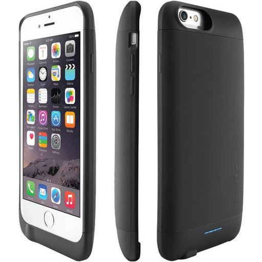 IBATTZ IB-RV6-BLK-V1 iPhone(R) 6 4.7" Refuel Invictus 3,200mAh Battery Charger Case (Black)