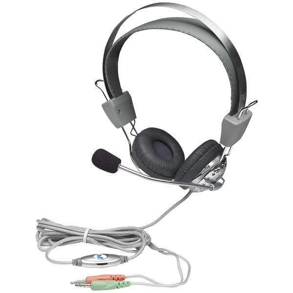 Manhattan 175517 Stereo Headset With In-line Volume Control