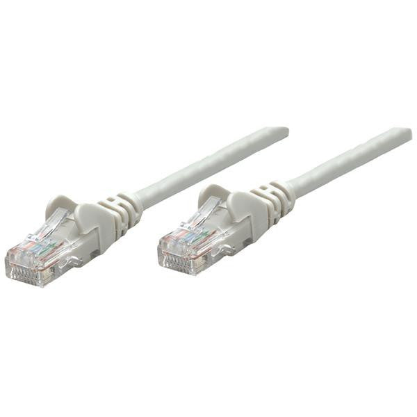 Intellinet 319867 Cat-5e Utp Patch Cable, 25ft, Gray