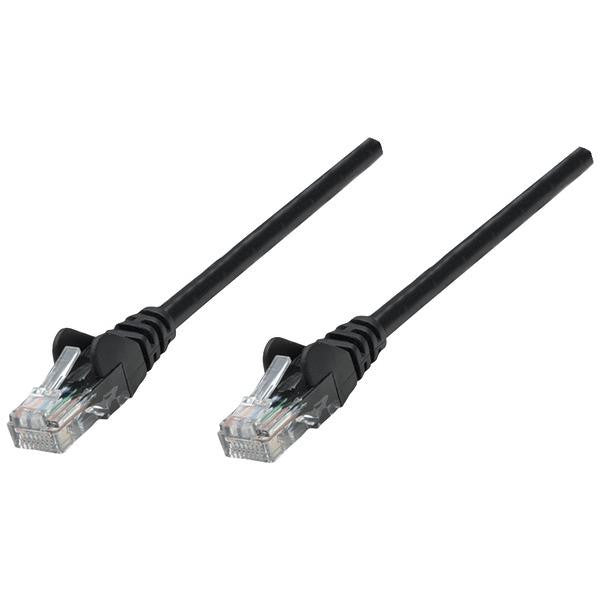 Intellinet 320764 Cat-5e Utp Patch Cable, 10ft, Black