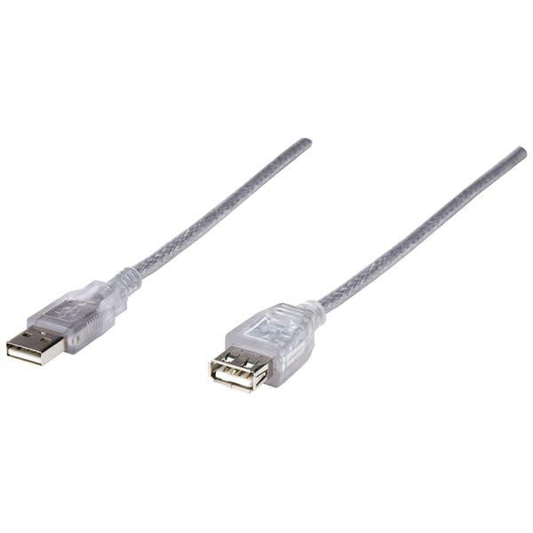 Manhattan 340496 A-male To A-female Usb 2.0 Cable (10ft)