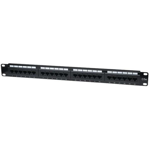 Intellinet 513555 Cat-5e Patch Panel, 24 Port, Utp, 1u