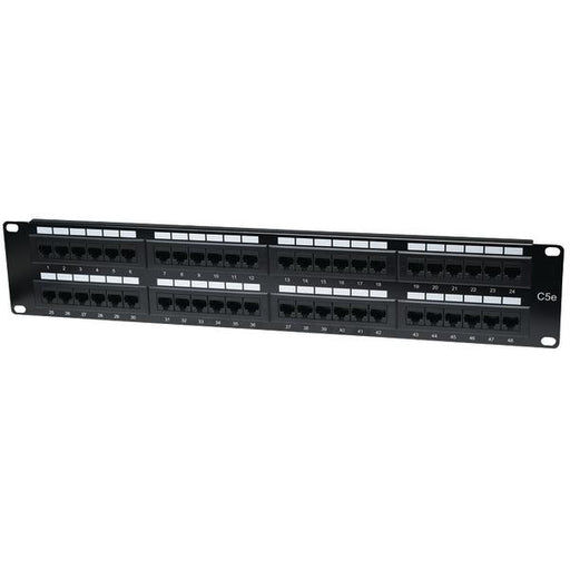 Intellinet 513579 Cat-5e Patch Panel, 48 Port, Utp, 2u