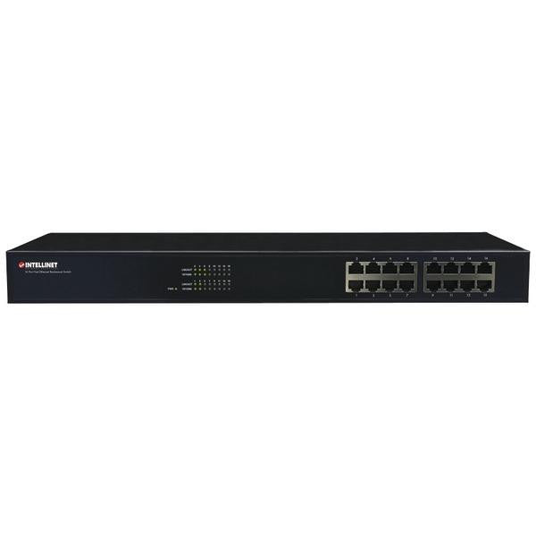 Intellinet 520409 Rack-mount Ethernet Switch (16 Port)