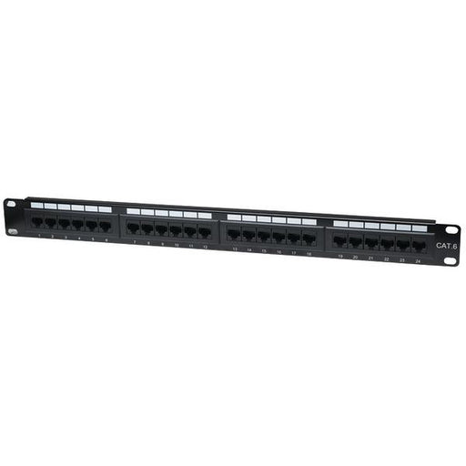 Intellinet 520959 Cat-6 Patch Panel, 24 Port, Utp, 1u