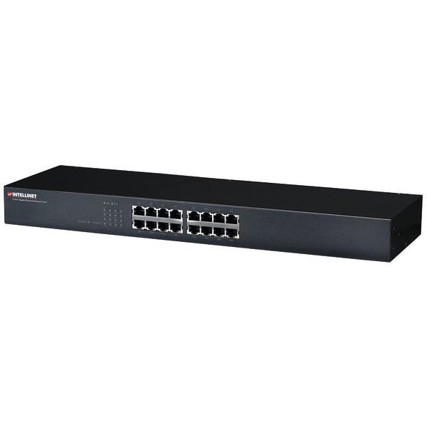 Intellinet 524148 Gigabit Rack-mount Ethernet Switch (16 Port)