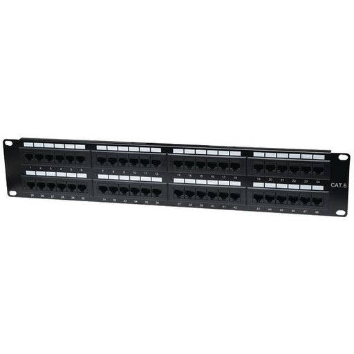 Intellinet 560283 Cat-6 Patch Panel, 48 Port, Utp, 2u