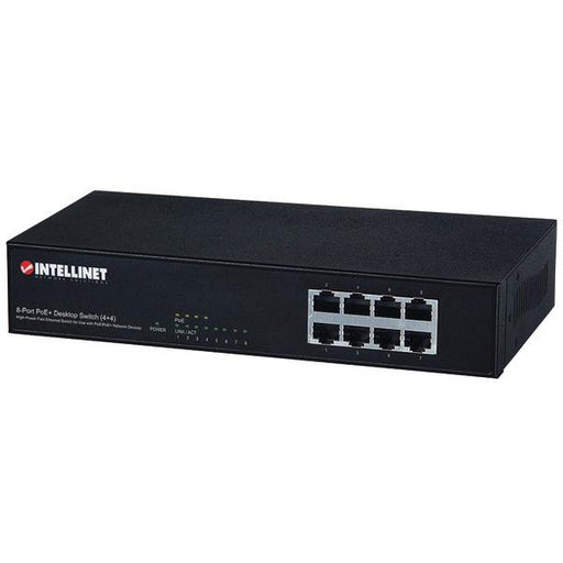 Intellinet 560757 8-port Poe+ Desktop Half- Half