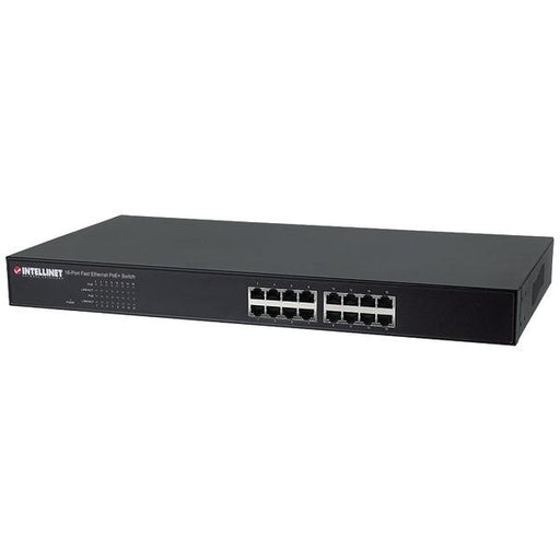 Intellinet 560849 130-watt, 16-port Fast Ethernet Poe+ Switch