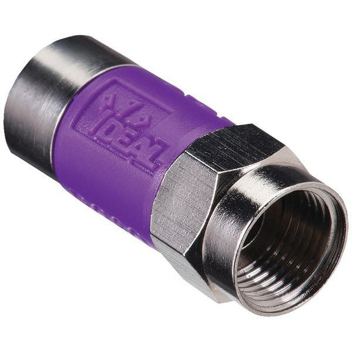 IDEAL 85-178 RG6 TLC(TM) Tool-Less Quad Compression Connectors, 50 pk