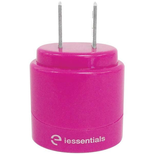 Iessentials Ie-acp2u-pk 2.1-amp Dual Usb Home Charger (pink)