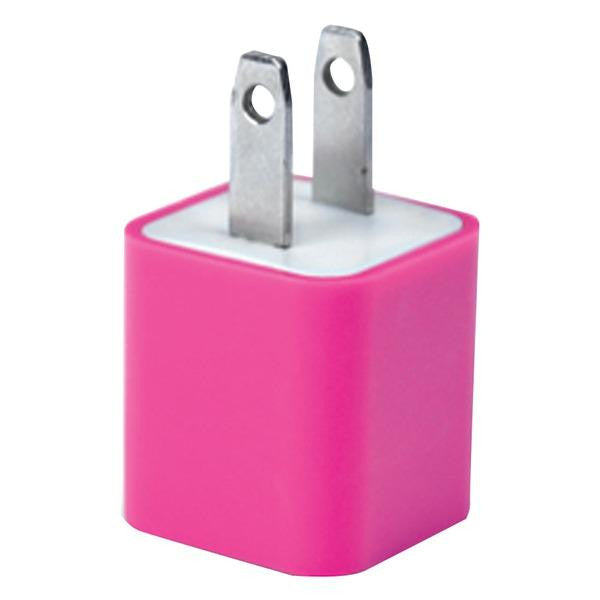 Iessentials Ie-acpusb-pk Iphone(r)-ipod(r)-smartphone 1-amp Usb Home Charger (pink)