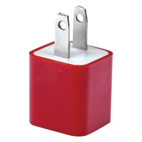 Iessentials Ie-acpusb-rd Iphone(r)-ipod(r)-smartphone 1-amp Usb Home Charger (red)