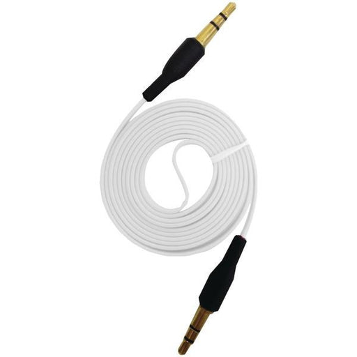 Iessentials Ie-aux-wt 3.3ft, 3.5mm Flat Auxiliary Cable (white)