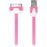 Iessentials Ipl-fdc-pk 30-pin Charge-sync Flat Cable, 3.3ft (pink)