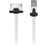 Iessentials Ipl-fdc-wt 30-pin Charge-sync Flat Cable, 3.3ft (white)