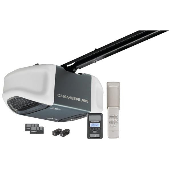 CHAMBERLAIN WD962KEV 3-4 HP myQ(R) Enabled Belt Drive Garage Door Opener with Battery Backup